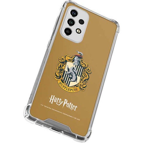 Wizarding World Harry Potter Hufflepuff House Crest Galaxy A53 5G Clear Case