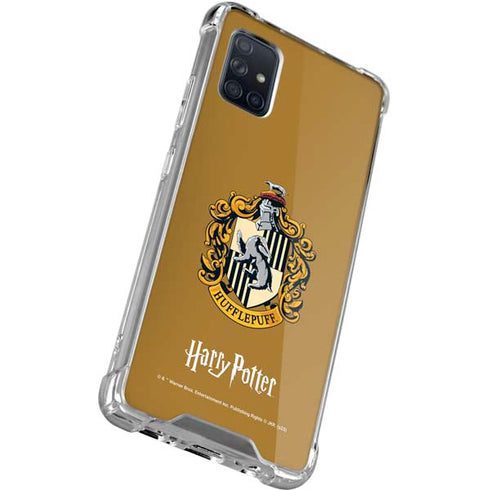 Wizarding World Harry Potter Hufflepuff House Crest Galaxy A71 5G Clear Case