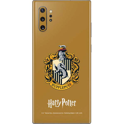 Wizarding World Harry Potter Hufflepuff House Crest Galaxy Note 10 Plus Skin