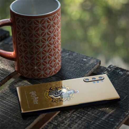 Wizarding World Harry Potter Hufflepuff House Crest Galaxy Note 10 Plus Skin