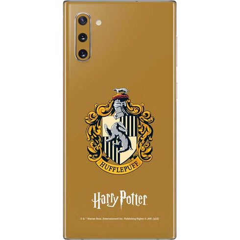 Wizarding World Harry Potter Hufflepuff House Crest Galaxy Note 10 Skin