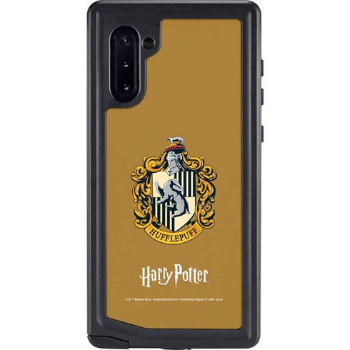 Wizarding World Harry Potter Hufflepuff House Crest Galaxy Note 10 Waterproof Case