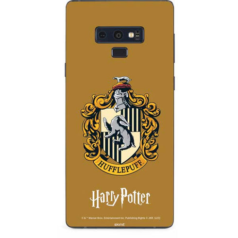 Wizarding World Harry Potter Hufflepuff House Crest Galaxy Note 9 Skin