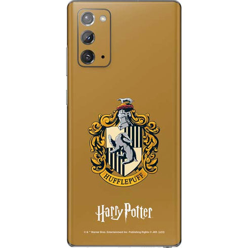Wizarding World Harry Potter Hufflepuff House Crest Galaxy Note20 5G Skin