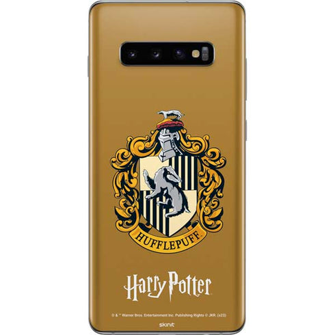 Wizarding World Harry Potter Hufflepuff House Crest Galaxy S10 Plus Skin