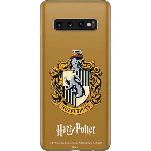 Wizarding World Harry Potter Hufflepuff House Crest Galaxy S10 Skin