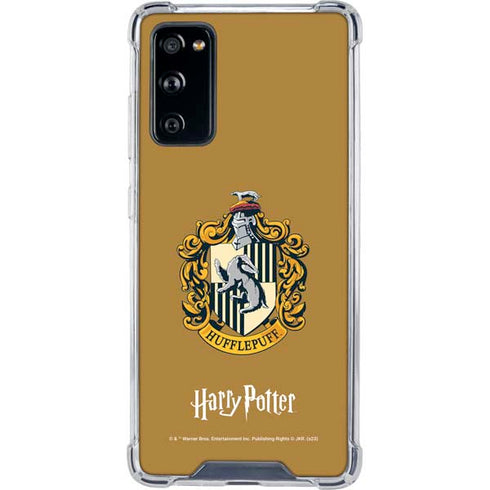 Wizarding World Harry Potter Hufflepuff House Crest Galaxy S20 FE Clear Case