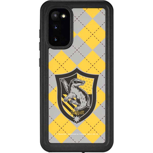 Wizarding World Harry Potter Hufflepuff Crest Galaxy S20 Waterproof Case