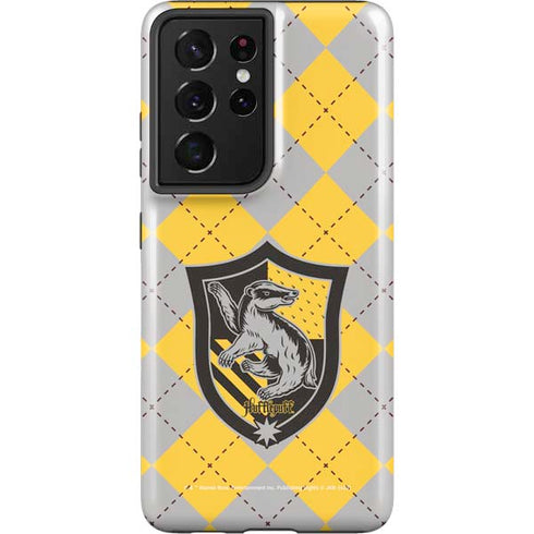 Wizarding World Harry Potter Hufflepuff Crest Galaxy S21 Ultra 5G Pro Case