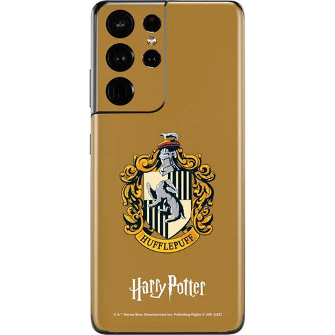 Wizarding World Harry Potter Hufflepuff House Crest Galaxy S21 Ultra 5G Skin