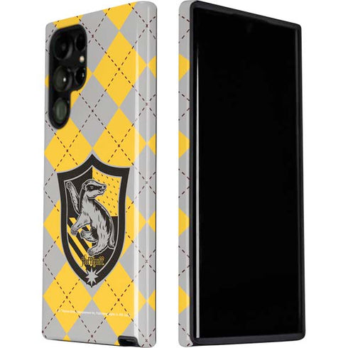 Wizarding World Harry Potter Hufflepuff Crest Galaxy S22 Ultra Pro Case