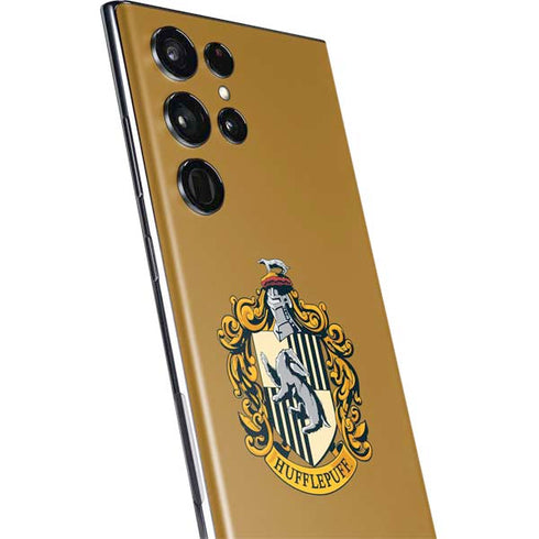 Wizarding World Harry Potter Hufflepuff House Crest Galaxy S22 Ultra Skin