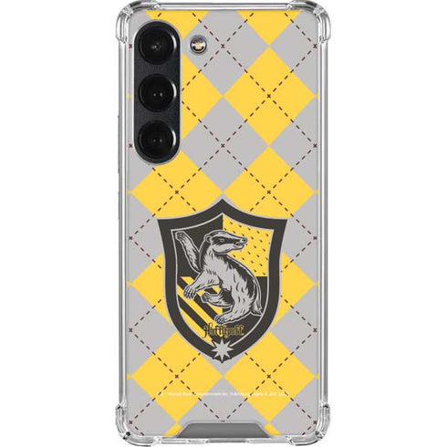 Wizarding World Harry Potter Hufflepuff Crest Galaxy S23 Clear Case