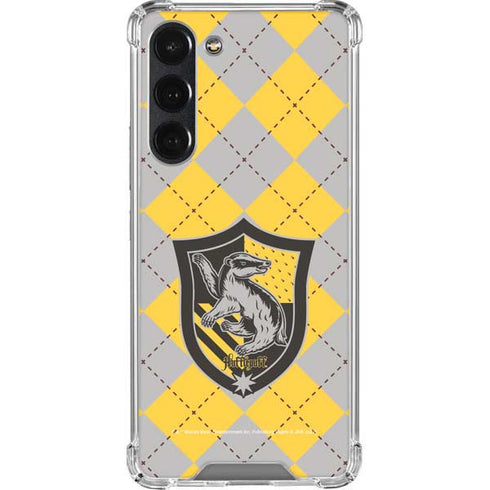 Wizarding World Harry Potter Hufflepuff Crest Galaxy S23 Plus Clear Case