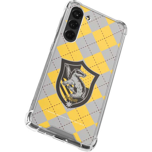 Wizarding World Harry Potter Hufflepuff Crest Galaxy S23 Plus Clear Case
