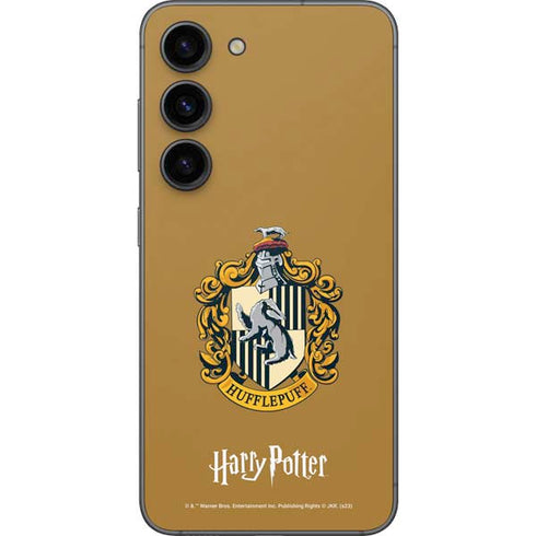 Wizarding World Harry Potter Hufflepuff House Crest Galaxy S23 Skin