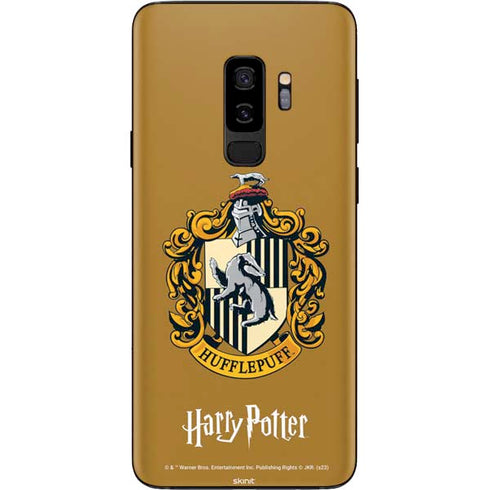 Wizarding World Harry Potter Hufflepuff House Crest Galaxy S9 Plus Skin