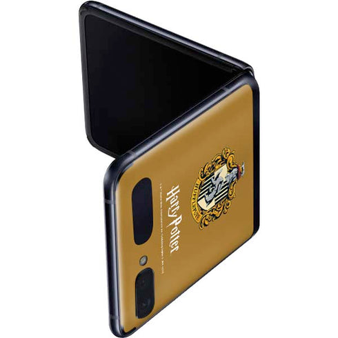 Wizarding World Harry Potter Hufflepuff House Crest Galaxy Z Flip Skin