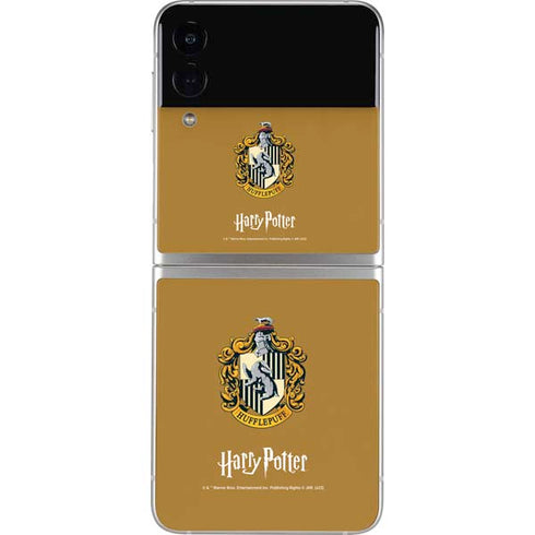 Wizarding World Harry Potter Hufflepuff House Crest Galaxy Z Flip3 5G Skin