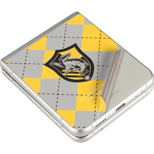Wizarding World Harry Potter Hufflepuff Crest Galaxy Z Flip3 5G Skin
