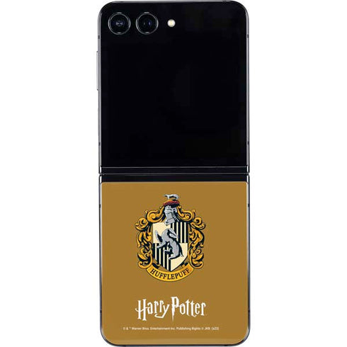 Wizarding World Harry Potter Hufflepuff House Crest Galaxy Z Flip5 5G Skin