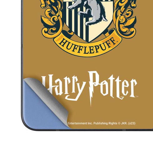 Wizarding World Harry Potter Hufflepuff House Crest Galaxy Z Fold5 5G Skin