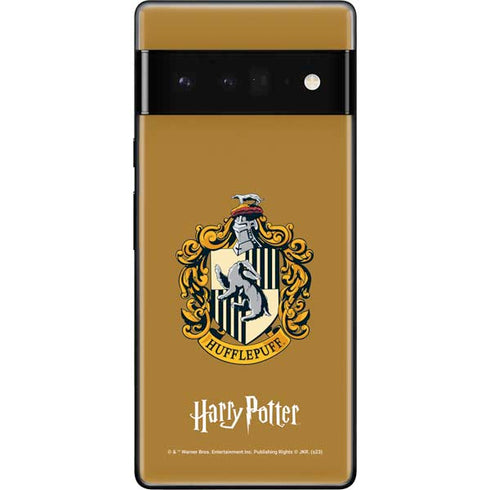 Wizarding World Harry Potter Hufflepuff House Crest Google Pixel 6 Pro Skin