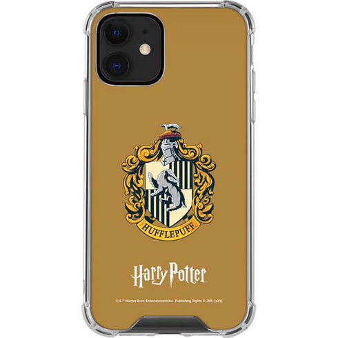 Wizarding World Harry Potter Hufflepuff House Crest iPhone 12 Clear Case