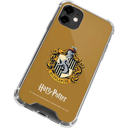 Wizarding World Harry Potter Hufflepuff House Crest iPhone 12 Clear Case
