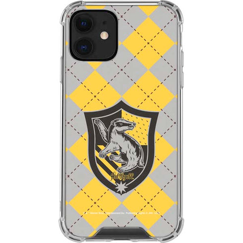 Wizarding World Harry Potter Hufflepuff Crest iPhone 12 Clear Case