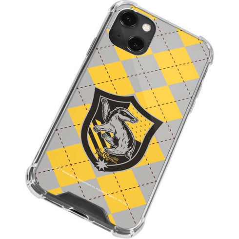 Wizarding World Harry Potter Hufflepuff Crest iPhone 14 Plus Clear Case