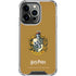 Wizarding World Harry Potter Hufflepuff House Crest iPhone 14 Pro Clear Case