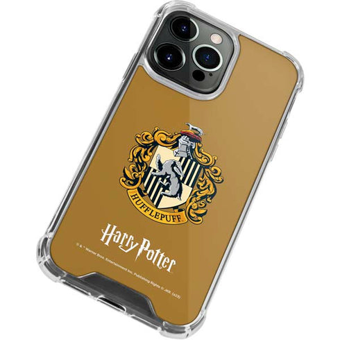 Wizarding World Harry Potter Hufflepuff House Crest iPhone 14 Pro Clear Case