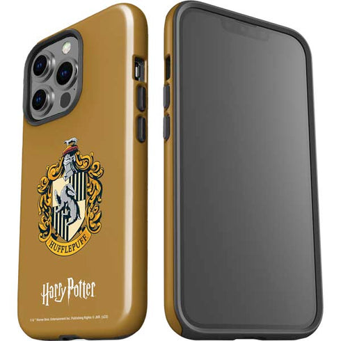 Wizarding World Harry Potter Hufflepuff House Crest iPhone 14 Pro Impact Case