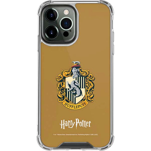 Wizarding World Harry Potter Hufflepuff House Crest iPhone 15 Pro Max Clear Case