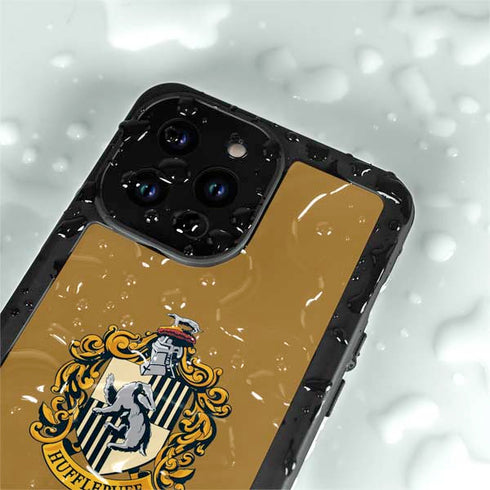Wizarding World Harry Potter Hufflepuff House Crest iPhone 14 Pro Waterproof Case