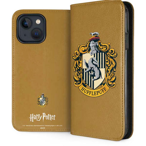 Wizarding World Harry Potter Hufflepuff House Crest iPhone 15 Plus Folio Case