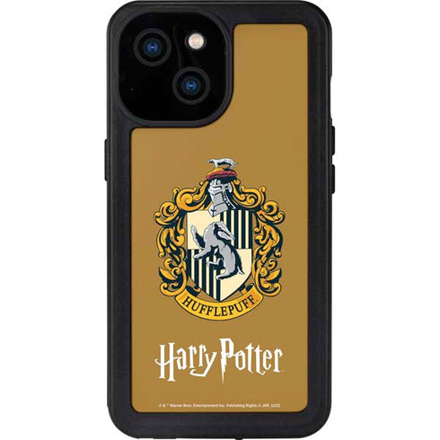 Wizarding World Harry Potter Hufflepuff House Crest iPhone 15 Waterproof Case