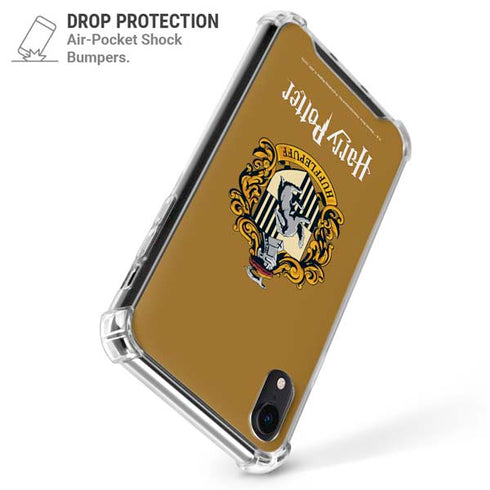 Wizarding World Harry Potter Hufflepuff House Crest iPhone XR Clear Case