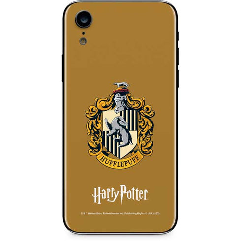 Wizarding World Harry Potter Hufflepuff House Crest iPhone XR Skin