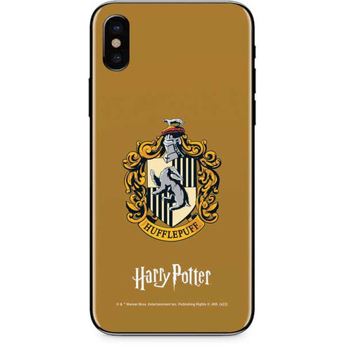 Wizarding World Harry Potter Hufflepuff House Crest iPhone XS Skin