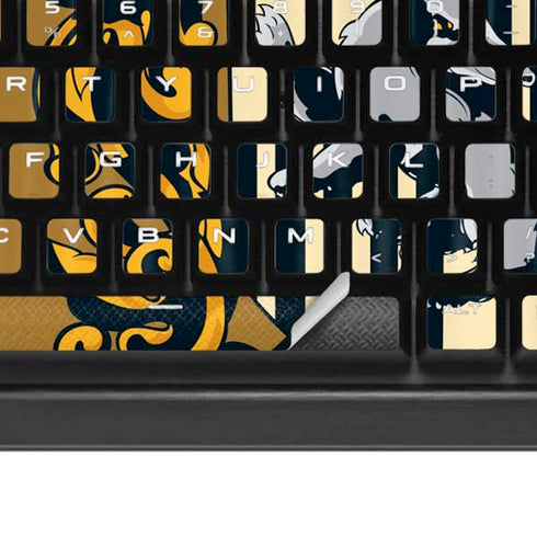 Wizarding World Harry Potter Hufflepuff House Crest K95 RGB PLATINUM Mechanical Gaming Keyboard Skin