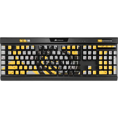 Wizarding World Harry Potter Hufflepuff Crest K95 RGB PLATINUM Mechanical Gaming Keyboard Skin