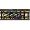 Wizarding World Harry Potter Hufflepuff Crest K95 RGB PLATINUM Mechanical Gaming Keyboard Skin