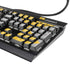 Wizarding World Harry Potter Hufflepuff Crest K95 RGB PLATINUM Mechanical Gaming Keyboard Skin