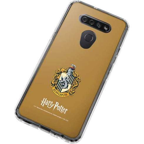 Wizarding World Harry Potter Hufflepuff House Crest LG K51/Q51 Clear Case