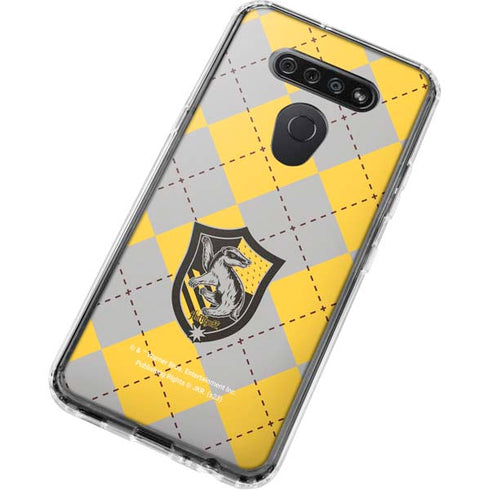 Wizarding World Harry Potter Hufflepuff Crest LG K51/Q51 Clear Case