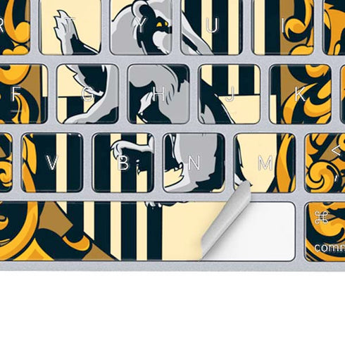 Wizarding World Harry Potter Hufflepuff House Crest Magic Keyboard Skin