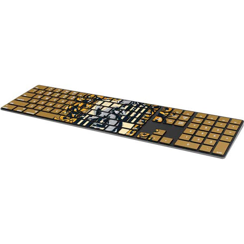 Wizarding World Harry Potter Hufflepuff House Crest Magic Keyboard with Numeric Keypad Skin