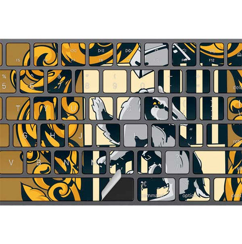Wizarding World Harry Potter Hufflepuff House Crest Magic Keyboard with Numeric Keypad Skin